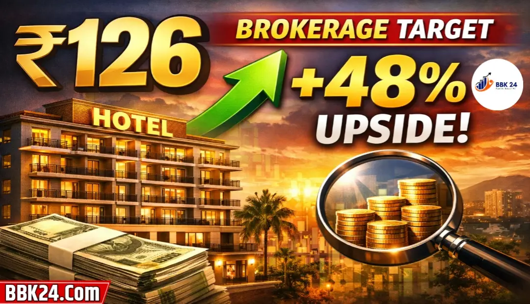 This Hotel Stock May Gain 48%, Brokerage Has Given Target Price, Currently ₹126, Know Full Details 1 This Hotel Stock May Gain 48%, Brokerage Has Given Target Price, Currently ₹126, Know Full Details