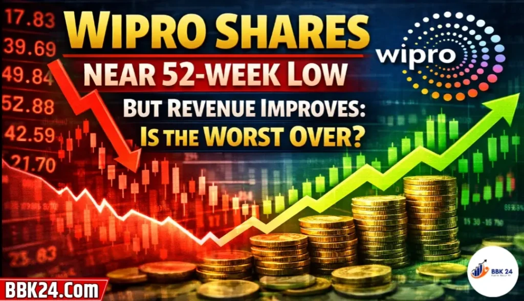 Wipro Shares Trade Near 52-Week Low But Revenue Improves