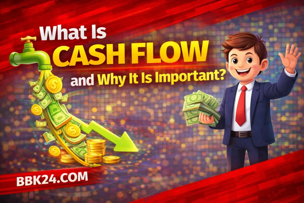 cash flow concept with money inflow